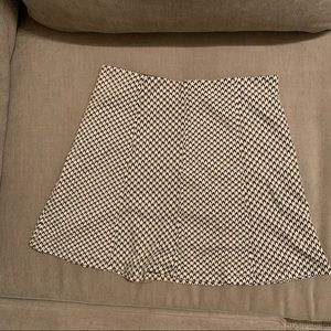 Herringbone patterned skirt